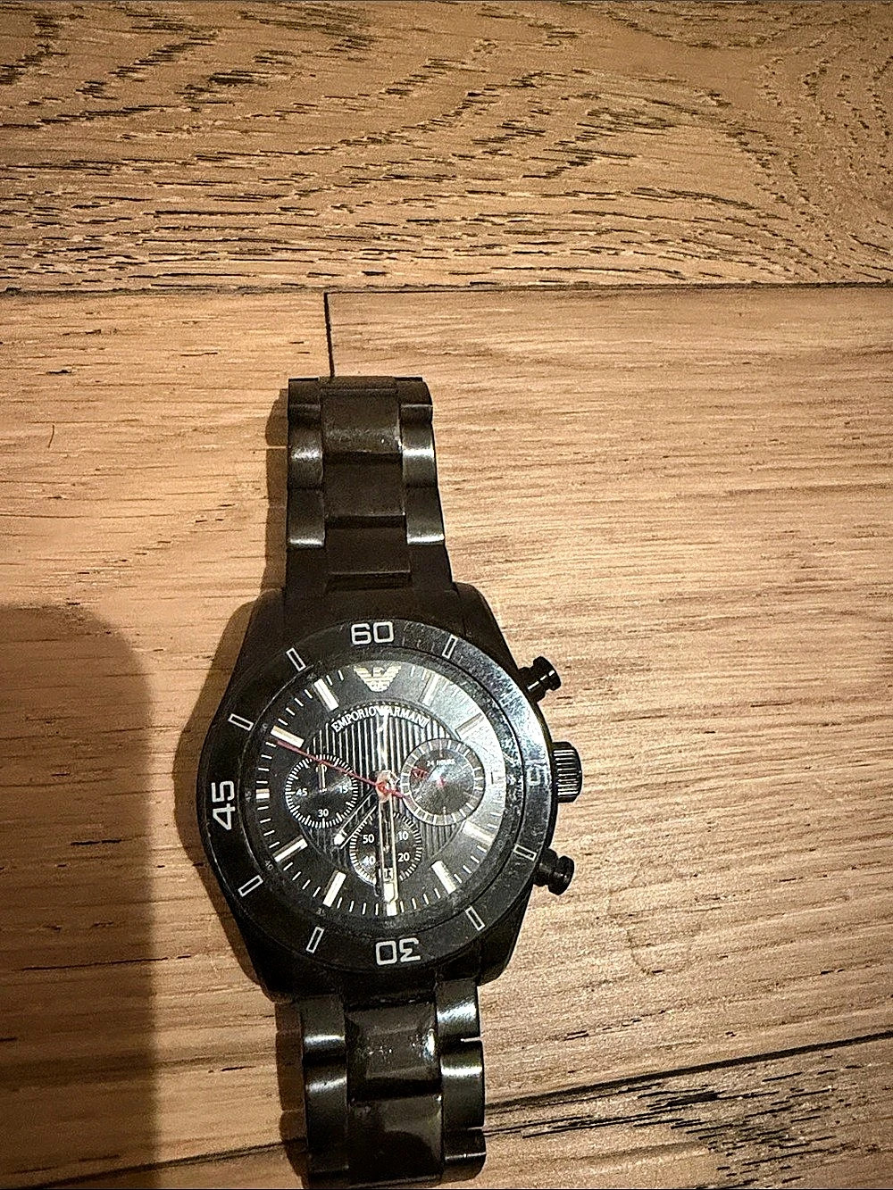 Emporio Armani AR1934 Black Chronograph Watch